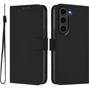 Phonesta Soft Skin Book Wallet Case hoesje voor Samsung Galaxy S23 Plus - Zwart