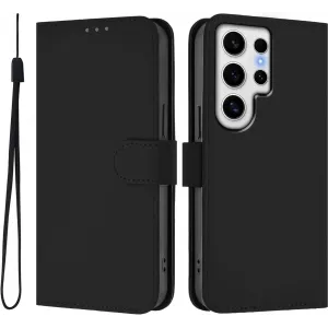 Phonesta Soft Skin Book Wallet Case hoesje voor Samsung Galaxy S24 Ultra - Zwart