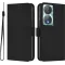 Phonesta Soft Skin Book Wallet Case hoesje voor HONOR 90 Smart/X7b - Zwart