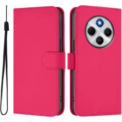Phonesta Soft Skin Book Wallet Case hoesje voor Xiaomi Redmi 14C / Xiaomi Poco C75 - Hot Pink