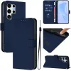 Phonesta Soft Skin Book Wallet Case hoesje voor Samsung Galaxy S25 Ultra - Donkerblauw 2