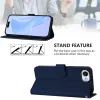 Phonesta Soft Skin Book Wallet Case hoesje voor Apple iPhone 17e/16e - Donkerblauw 3