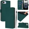 Phonesta Soft Skin Book Wallet Case hoesje voor Apple iPhone 17e/16e - Donkergroen 2