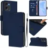 Phonesta Soft Skin Book Wallet Case hoesje voor Motorola Moto G05 / Moto E15 - Donkerblauw 2