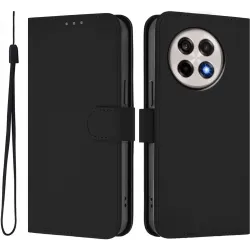 Phonesta Soft Skin Book Wallet Case hoesje voor OnePlus 13R - Zwart