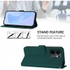 Phonesta Soft Skin Book Wallet Case hoesje voor Oppo Reno13 F 4G/5G / Reno13 FS 5G - Donkergroen 3