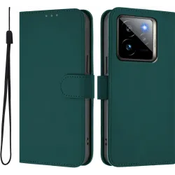Phonesta Soft Skin Book Wallet Case hoesje voor Realme GT 7 Pro - Donkergroen