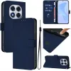 Phonesta Soft Skin Book Wallet Case hoesje voor Xiaomi Redmi Note 14 Pro 4G - Donkerblauw 2