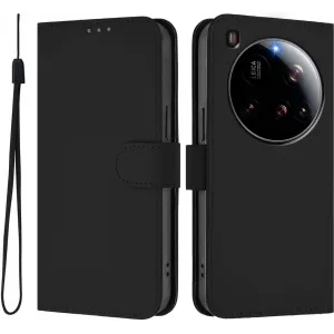 Phonesta Soft Skin Book Wallet Case hoesje voor Xiaomi 15 Ultra - Zwart