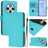 Phonesta Soft Skin Book Wallet Case hoesje voor Xiaomi Redmi 14C / Xiaomi Poco C75 - Zeeblauw 2