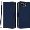 Phonesta Soft Skin Book Wallet Case hoesje voor Asus Zenfone 12 Ultra - Donkerblauw