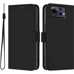 Phonesta Soft Skin Book Wallet Case hoesje voor Asus Zenfone 12 Ultra - Zwart