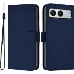 Phonesta Soft Skin Book Wallet Case hoesje voor OnePlus Nord 4 - Donkerblauw