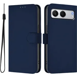 Phonesta Soft Skin Book Wallet Case hoesje voor OnePlus Nord 4 - Donkerblauw