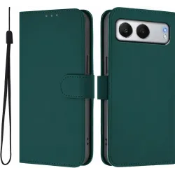 Phonesta Soft Skin Book Wallet Case hoesje voor OnePlus Nord 4 - Donkergroen