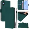 Phonesta Soft Skin Book Wallet Case hoesje voor Sony Xperia 10 VI - Donkergroen 2
