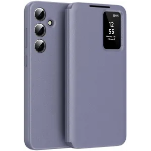 Phonesta Smart Window Book Wallet Case hoesje voor Samsung Galaxy S24 - Paars