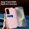Phonesta Smart Window Book Wallet Case hoesje voor Samsung Galaxy S24 Plus - Roze 4