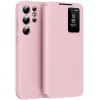 Phonesta Smart Window Book Wallet Case hoesje voor Samsung Galaxy S24 Ultra - Roze
