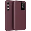 Phonesta Smart Window Book Wallet Case hoesje voor Samsung Galaxy S25 Plus - Bordeaux