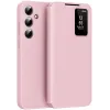 Phonesta Smart Window Book Wallet Case hoesje voor Samsung Galaxy S25 Plus - Roze