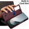 Phonesta Smart Window Book Wallet Case hoesje voor Samsung Galaxy Z Fold 6 - Bordeaux 7
