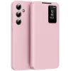 Phonesta Smart Window Book Wallet Case hoesje voor Samsung Galaxy S24 FE - Roze