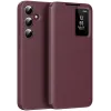 Phonesta Smart Window Book Wallet Case hoesje voor Samsung Galaxy A36/A56 - Bordeaux