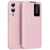 Phonesta Smart Window Book Wallet Case hoesje voor Samsung Galaxy S25 Edge - Roze