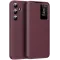 Phonesta Smart Window Book Wallet Case hoesje voor Samsung Galaxy S25 FE - Bordeaux