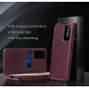 Phonesta Smart Window Book Wallet Case hoesje voor Samsung Galaxy S25 FE - Bordeaux 2