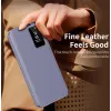 Phonesta Smart Window Book Wallet Case hoesje voor Samsung Galaxy S25 FE - Paars 4