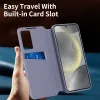Phonesta Smart Window Book Wallet Case hoesje voor Samsung Galaxy S25 FE - Paars 8