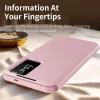 Phonesta Smart Window Book Wallet Case hoesje voor Samsung Galaxy S25 FE - Roze 6