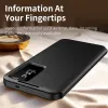 Phonesta Smart Window Book Wallet Case hoesje voor Samsung Galaxy S25 FE - Zwart 5