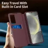Phonesta Smart Window Book Wallet Case hoesje voor Samsung Galaxy A37 - Bordeaux 6