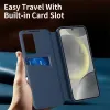 Phonesta Smart Window Book Wallet Case hoesje voor Samsung Galaxy S26 Ultra - Donkerblauw 6