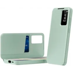 Phonesta Smart Window Book Wallet Case hoesje voor Samsung Galaxy S26 Ultra - Lichtgroen