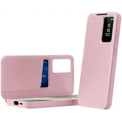Phonesta Smart Window Book Wallet Case hoesje voor Samsung Galaxy S26 Ultra - Roze