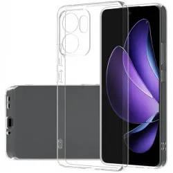 Phonesta Ultra-Thin Silicone Back Cover hoesje voor Oppo Reno13 F 4G/5G / Reno13 FS 5G - Transparant