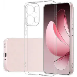 Phonesta Ultra-Thin Silicone Back Cover hoesje voor Oppo Reno13 Pro - Transparant