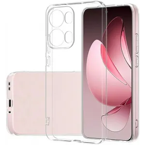 Phonesta Ultra-Thin Silicone Back Cover hoesje voor Oppo Reno13 Pro - Transparant
