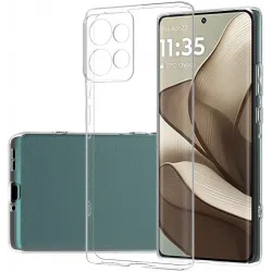 Phonesta Ultra-Thin Silicone Back Cover hoesje voor Motorola Edge 50 - Transparant