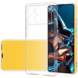 Phonesta Ultra-Thin Silicone Back Cover hoesje voor Xiaomi Poco X6 Pro - Transparant