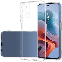 Phonesta Ultra-Thin Silicone Back Cover hoesje voor Motorola Moto G45 / Moto G34 - Transparant