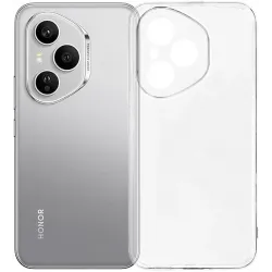 Phonesta Ultra-Thin Silicone Back Cover hoesje voor HONOR 400 Pro - Transparant