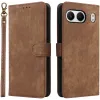 Phonesta Vintage Skin Book Wallet Case hoesje voor OnePlus Nord 4 - Bruin