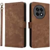 Phonesta Vintage Skin Book Wallet Case hoesje voor OnePlus 13R - Bruin