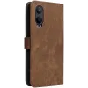 Phonesta Vintage Skin Book Wallet Case hoesje voor OnePlus Nord CE 4 Lite - Bruin 7