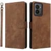 Phonesta Vintage Skin Book Wallet Case hoesje voor HMD Fusion - Bruin